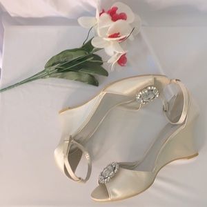 Wedding formal white shoes
